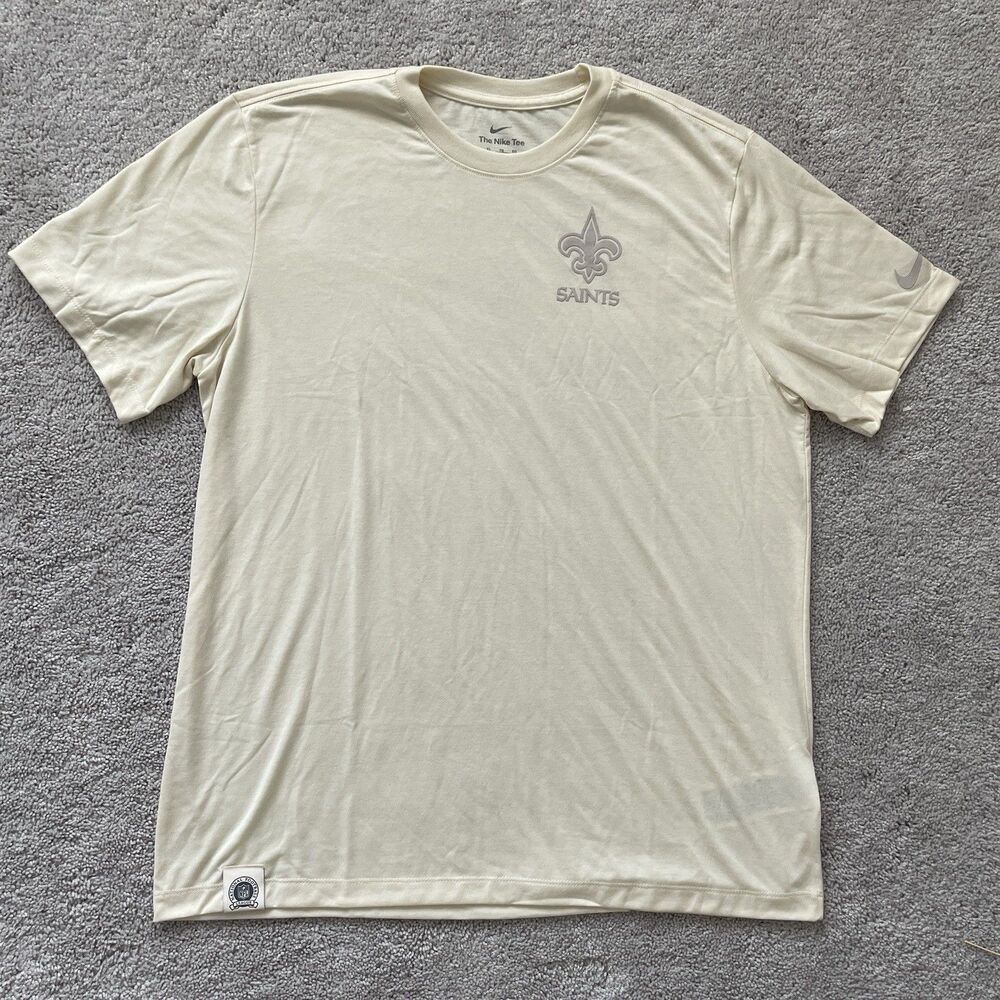 Nike Dri-FIT NFL T-Shirt New Orleans Saints Men's XL Beige